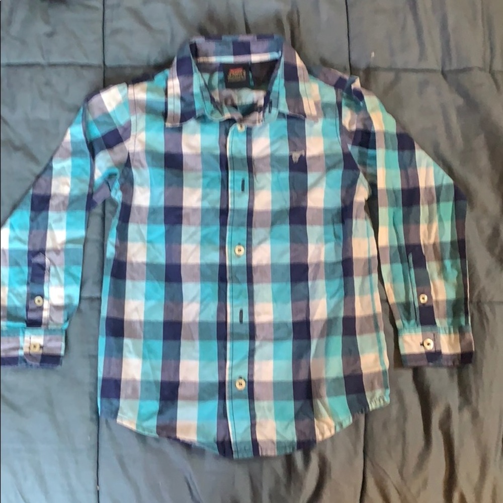 Boy’s long sleeve plaid